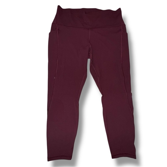 LULULEMON Align High-Rise Pant with Pockets 25 - Size 16 Garnet - Picture 2 of 10